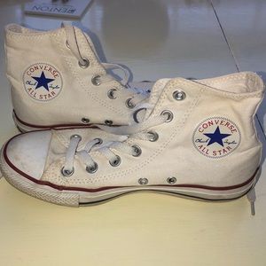 White High top converse